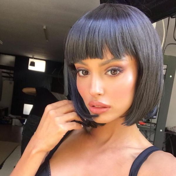 brazilian human hair wig with bangs remy full machine made wig for women 8-14 inches no lace bob wigs, Black;brown
brazilian human hair wig with bangs remy full machine made wig for women 8-14 inches no lace bob wigs, Black;brown