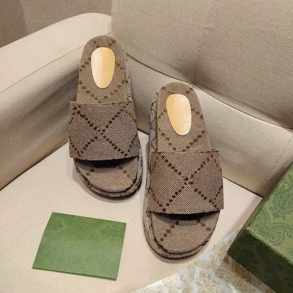 2022 womens fashion embroidered canvas designer slides slip on slippers girls 60mm canvas covered platform sandals with box and dust bags us, Black
2022 womens fashion embroidered canvas designer slides slip on slippers girls 60mm canvas covered platform sandals with box and dust bags us, Black