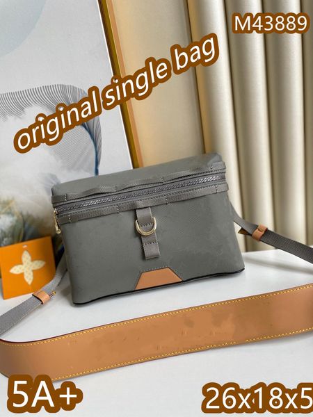 bag small messenger bag cross-body bag luxury designer fashion canvas with cowhide trim and titanium gold metal trim m43889 
bag small messenger bag cross-body bag luxury designer fashion canvas with cowhide trim and titanium gold metal trim m43889