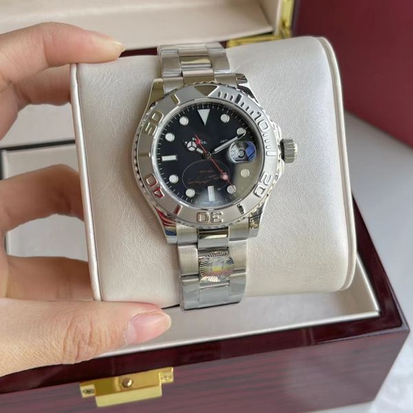 with original box men upgraded yacht series watch silver dial ceramic bezel two-tone inlaid stainless steel original solid bracelet automati, Slivery;brown
with original box men upgraded yacht series watch silver dial ceramic bezel two-tone inlaid stainless steel original solid bracelet automati, Slivery;brown