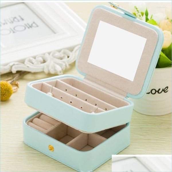 jewelry pouches bags jewelry pouches bags portable women girls travel ring earring leather box storage organizer with mirror inside dh7w4, Pink;blue
jewelry pouches bags jewelry pouches bags portable women girls travel ring earring leather box storage organizer with mirror inside dh7w4, Pink;blue