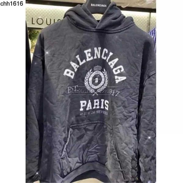 balencaigaess paris shopaholic 1917 new college style crack print hooded loose sweater for men and women, Black
balencaigaess paris shopaholic 1917 new college style crack print hooded loose sweater for men and women, Black