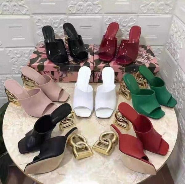 2022 luxurys women slippers sandals high heel sandal summer shoes abnormal heels new naked sheepskin metal letter brand, Black
2022 luxurys women slippers sandals high heel sandal summer shoes abnormal heels new naked sheepskin metal letter brand, Black