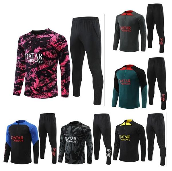 2022 2023 kids soccer tracksuit psgs mbappe jacket futbol men long sleeves survetement sets hommes sportswear training suits football tracks, Black
2022 2023 kids soccer tracksuit psgs mbappe jacket futbol men long sleeves survetement sets hommes sportswear training suits football tracks, Black
