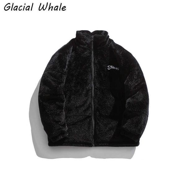 men's fur faux fur glacialwhale fleece jackets men winter new jacket coat corduroy pattern windproof oversized hip hop streetwear ets m, Black
men's fur faux fur glacialwhale fleece jackets men winter new jacket coat corduroy pattern windproof oversized hip hop streetwear ets m, Black