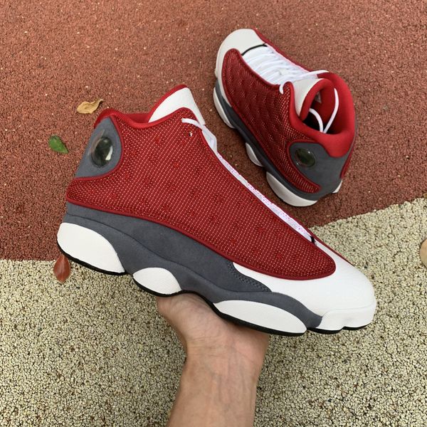 with box 13 13s mens basketball shoes red flint gym grey white black high cut men women trainers sports sneakers dj5982-600 og quality 40-47
with box 13 13s mens basketball shoes red flint gym grey white black high cut men women trainers sports sneakers dj5982-600 og quality 40-47