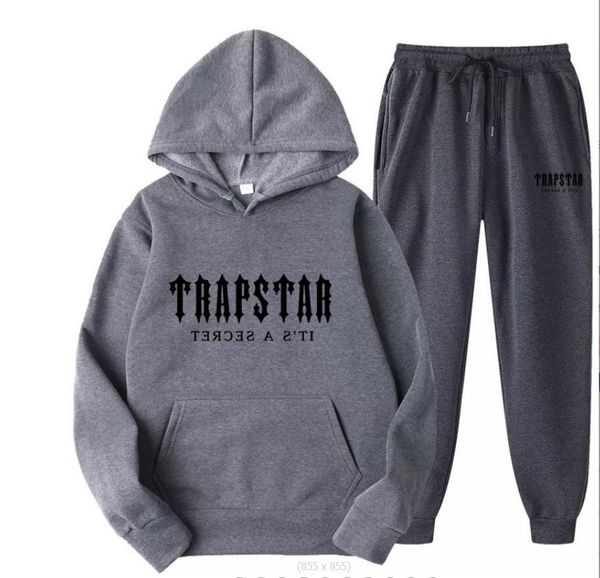 tracksuit trapstar printed sportswear men's and women's sportswear brushed two-piece loose hooded sweater suit winter warm lovers, Gray
tracksuit trapstar printed sportswear men's and women's sportswear brushed two-piece loose hooded sweater suit winter warm lovers, Gray