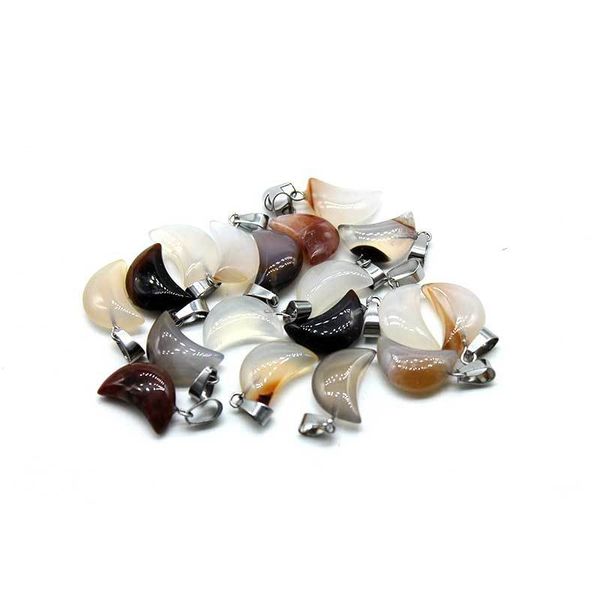 natural stone crystal moon pendant necklaces for women raw stones crystals gemstone carnelian necklace pendants jewelry, Silver
natural stone crystal moon pendant necklaces for women raw stones crystals gemstone carnelian necklace pendants jewelry, Silver
