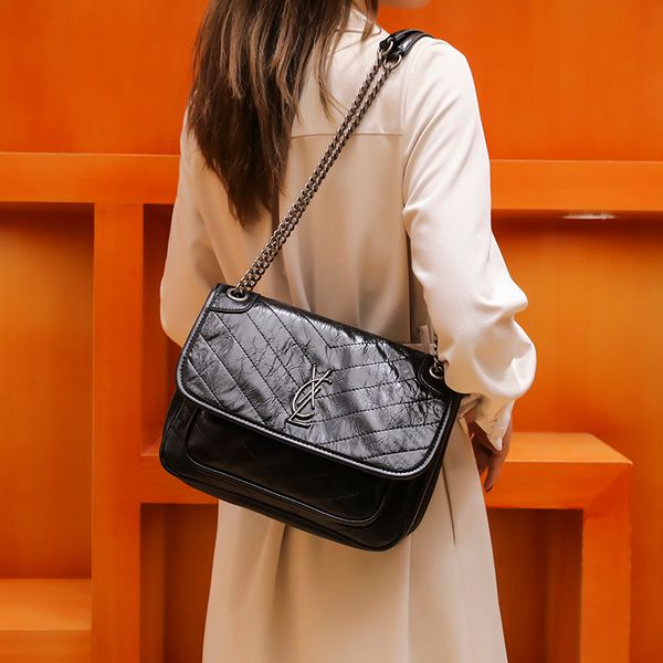 fashion handbags shoulder luxurys designer bags metal chain gold silver ysl women handbag genuine leather bag messenger crossbody handbag pu
fashion handbags shoulder luxurys designer bags metal chain gold silver ysl women handbag genuine leather bag messenger crossbody handbag pu