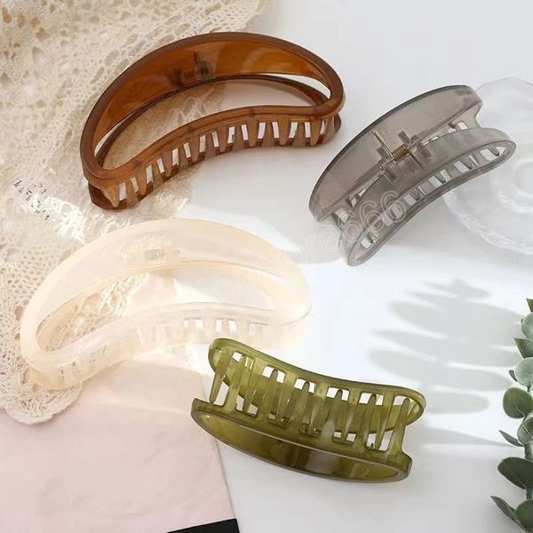 13cm large clamps hair claws korean half moon hollow hair clips temperament woman back head barrette accessories catch grab, Slivery;golden
13cm large clamps hair claws korean half moon hollow hair clips temperament woman back head barrette accessories catch grab, Slivery;golden