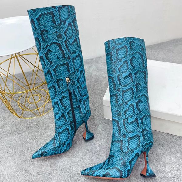 knee boots booties designer shoes factory footwear clear cubic heel pointed toes side zip pull-on leather outsole amina muaddi giorgia high-, Black
knee boots booties designer shoes factory footwear clear cubic heel pointed toes side zip pull-on leather outsole amina muaddi giorgia high-, Black