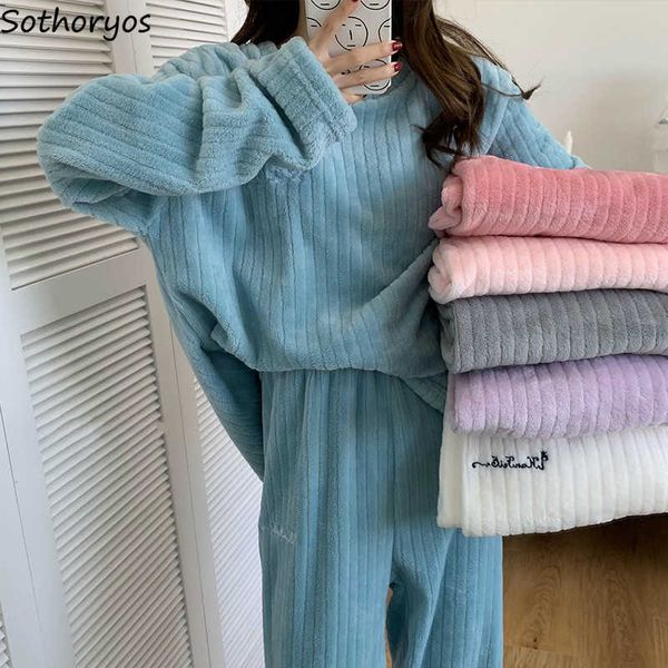 women's sleep lounge women pajama sets flannel solid plus velvet thicker homewear female all-match warm casual daily basic korean style
women's sleep lounge women pajama sets flannel solid plus velvet thicker homewear female all-match warm casual daily basic korean style