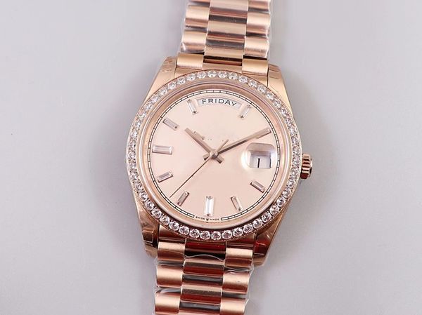 with original box luxury watches 41mm mens 18k yellow rose gold dial bigger diamond automatic fashion brand men's watch wristwatch 2813, Slivery;brown
with original box luxury watches 41mm mens 18k yellow rose gold dial bigger diamond automatic fashion brand men's watch wristwatch 2813, Slivery;brown
