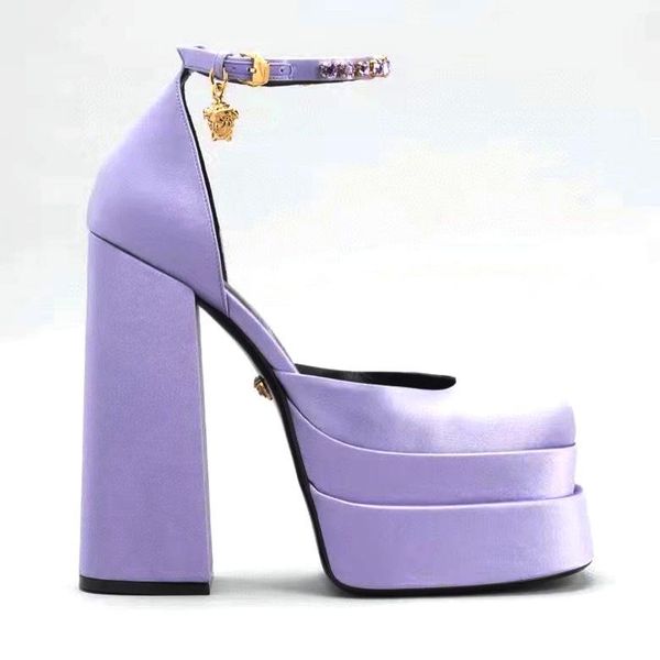 medusa aevitas purple crystal decorative shoes satin platform pumping thick high heel sandals women's luxury designer dress shoes eveni, Black
medusa aevitas purple crystal decorative shoes satin platform pumping thick high heel sandals women's luxury designer dress shoes eveni, Black
