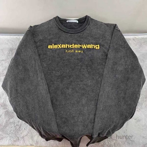 men's hoodies alexanders designer wangs sweatshirts fashion brand worn embroidery alphabet bodysuit men women long sleeves, Black
men's hoodies alexanders designer wangs sweatshirts fashion brand worn embroidery alphabet bodysuit men women long sleeves, Black
