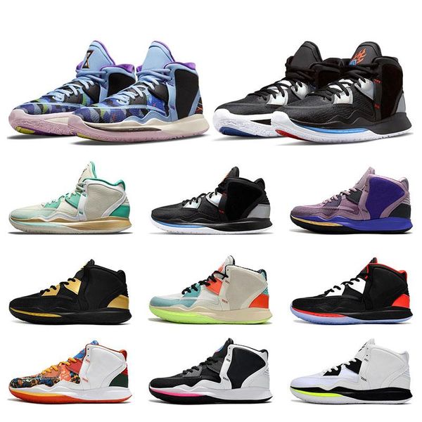 8 kyries basketball shoes vii aluminum fire and ice keep sue fresh snowflake black red green men sports sneakers running trainers size 7-12
8 kyries basketball shoes vii aluminum fire and ice keep sue fresh snowflake black red green men sports sneakers running trainers size 7-12