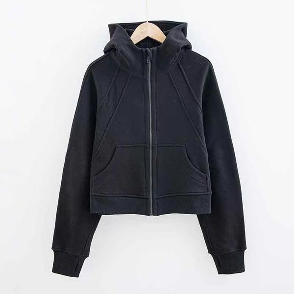 women's hoodies warm fall winter hoodie sweatshirt slim stretch highh quality jacket yoga wear luxury designer coat active clothing, Black
women's hoodies warm fall winter hoodie sweatshirt slim stretch highh quality jacket yoga wear luxury designer coat active clothing, Black