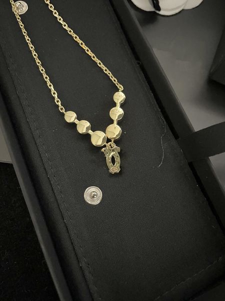pendant necklaces double c6 diamond necklace clavicle chain female adjustable length designer jewelry gold chain luxury heart for mens women, Silver
pendant necklaces double c6 diamond necklace clavicle chain female adjustable length designer jewelry gold chain luxury heart for mens women, Silver