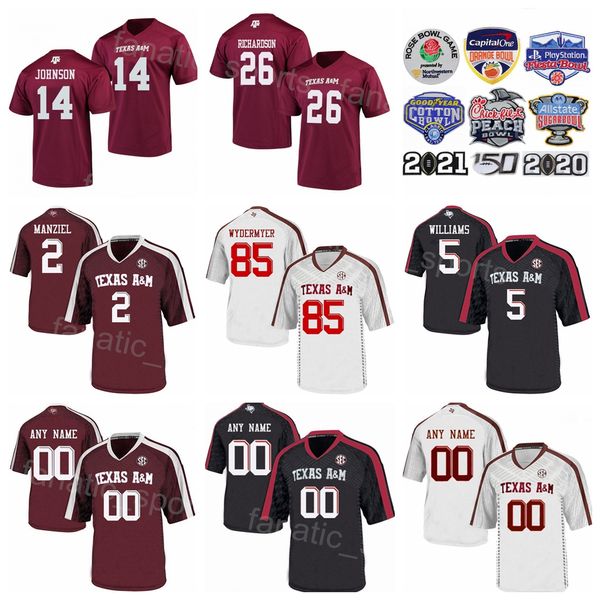 ncaa texas a&m aggies college football 8 yulkeith brown jersey university 34 lj johnson jr 14 max johnson 1 evan stewart 20 jardin gilbert 4, Black
ncaa texas a&m aggies college football 8 yulkeith brown jersey university 34 lj johnson jr 14 max johnson 1 evan stewart 20 jardin gilbert 4, Black
