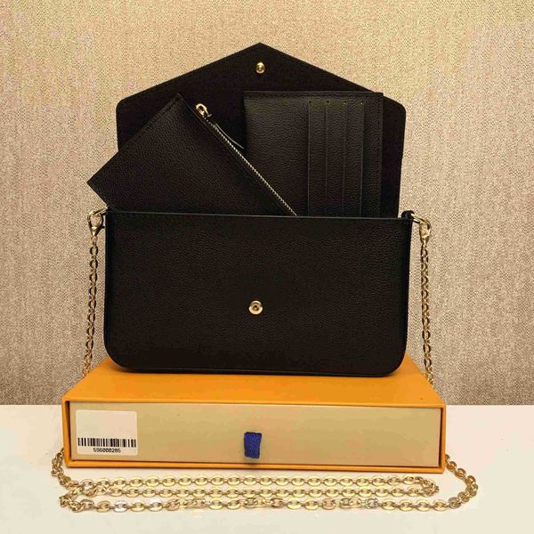 classic luxury designer handbag pochette felicie bag genuine leather handbags shoulder handbag clutch tote messenger shopping purse with box
classic luxury designer handbag pochette felicie bag genuine leather handbags shoulder handbag clutch tote messenger shopping purse with box