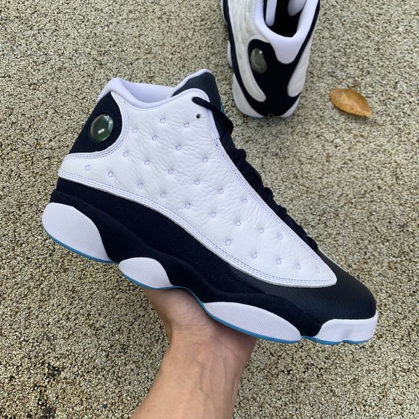 with box 13 13s mens basketball shoes obsidian white dark powder blue high cut men women trainers sports sneakers 414571-144 og quality 40-4
with box 13 13s mens basketball shoes obsidian white dark powder blue high cut men women trainers sports sneakers 414571-144 og quality 40-4