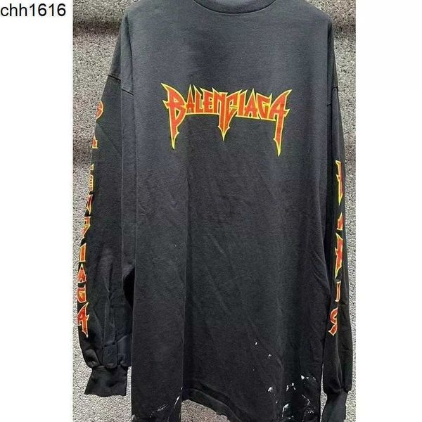 balencaigaess paris 22ss rock metal crack print washed and washed ink jet long sleeves same as male and female stars, Black
balencaigaess paris 22ss rock metal crack print washed and washed ink jet long sleeves same as male and female stars, Black