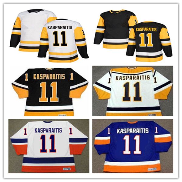 men retro 11 darius kasparaitis hockey jerseys stitched black blue white home away uniforms, Black;red
men retro 11 darius kasparaitis hockey jerseys stitched black blue white home away uniforms, Black;red