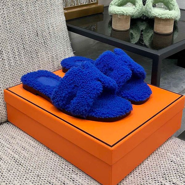 women designers oran sandal womens flat towel slippers curly upper leather wear resistant comfortable sole size 35-41 lady slippes winter to, Black
women designers oran sandal womens flat towel slippers curly upper leather wear resistant comfortable sole size 35-41 lady slippes winter to, Black