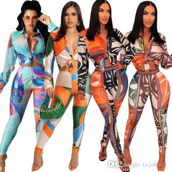 designer womens printed two piece pants suit fashion long sleeve shirts blouses and leggings matching set autumn outfits, White
designer womens printed two piece pants suit fashion long sleeve shirts blouses and leggings matching set autumn outfits, White
