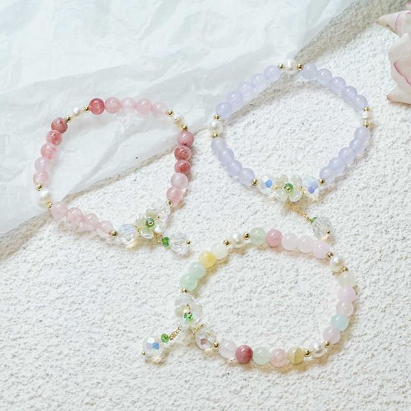 beaded strands pink/purple/multicolor flower crystal natural freshwater pearls beaded bracelets bangles for women fashion jewelry gifts ybr4, Black
beaded strands pink/purple/multicolor flower crystal natural freshwater pearls beaded bracelets bangles for women fashion jewelry gifts ybr4, Black