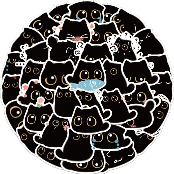 pack of 40pcs cartoon black cat stickers no-duplicate waterproof vinyl sticker for luggage skateboard notebook water bottle car decals kids
pack of 40pcs cartoon black cat stickers no-duplicate waterproof vinyl sticker for luggage skateboard notebook water bottle car decals kids