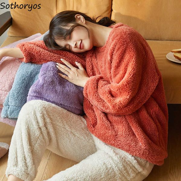 women's sleep lounge women pajama sets solid casual flannel coral fleece winter warm homewear loungewear two piece long sleeve soft coz
women's sleep lounge women pajama sets solid casual flannel coral fleece winter warm homewear loungewear two piece long sleeve soft coz
