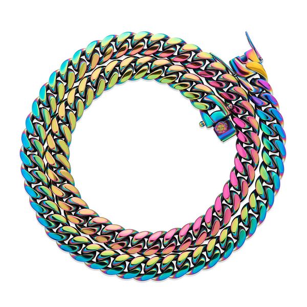 hip hop colorful stainless steel cuban chain necklace dragon buckle cool men jewelry gift, Silver
hip hop colorful stainless steel cuban chain necklace dragon buckle cool men jewelry gift, Silver