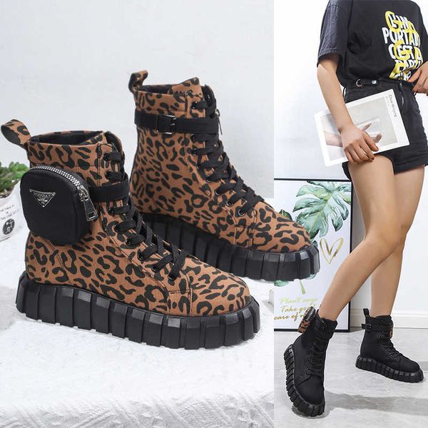 boots large women's boots new leopard print thick soled women's muffin gear lace up bag short women, Black
boots large women's boots new leopard print thick soled women's muffin gear lace up bag short women, Black