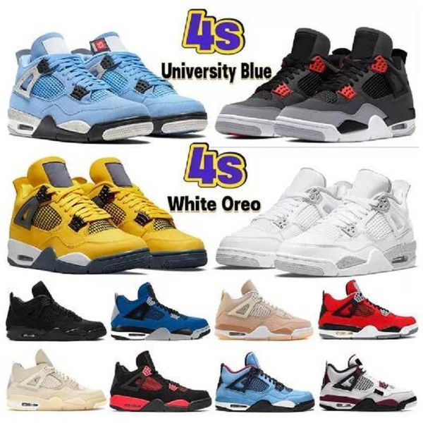 2022 white oreo 4 4s basketball shoes university blue black cement pure money trainers silt red splatter metallic green purple men
2022 white oreo 4 4s basketball shoes university blue black cement pure money trainers silt red splatter metallic green purple men
