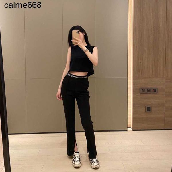 women's pants designer autumn new style slim sagging elastic waist casual pants alexanders women's split high waist wide leg sligh, Black;white
women's pants designer autumn new style slim sagging elastic waist casual pants alexanders women's split high waist wide leg sligh, Black;white