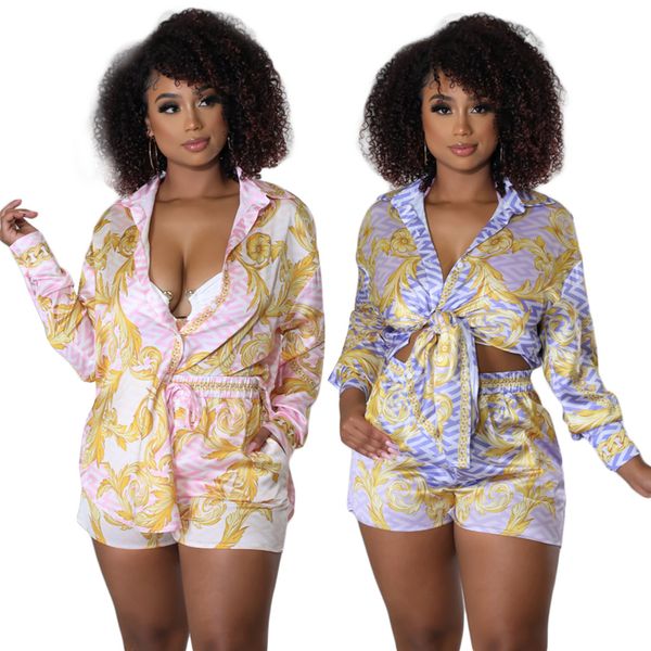 k7129 fashion autumn printed tracksuits for womens long sleeve cardigan buttons and casual sports drawstring shorts brand 2 piece sets, Gray
k7129 fashion autumn printed tracksuits for womens long sleeve cardigan buttons and casual sports drawstring shorts brand 2 piece sets, Gray