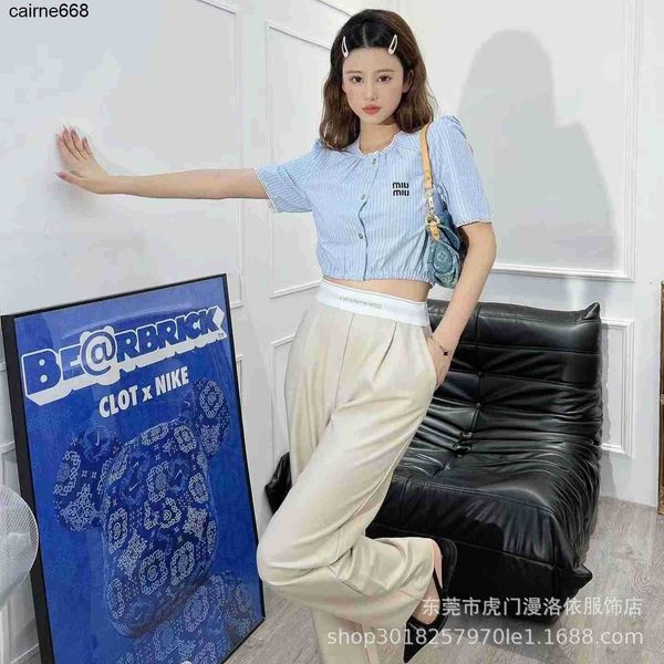 women's pants designer new straight tube high waist floor dragging suit pants letter ribbon alexanders casual wide leg pants wangs, Black;white
women's pants designer new straight tube high waist floor dragging suit pants letter ribbon alexanders casual wide leg pants wangs, Black;white