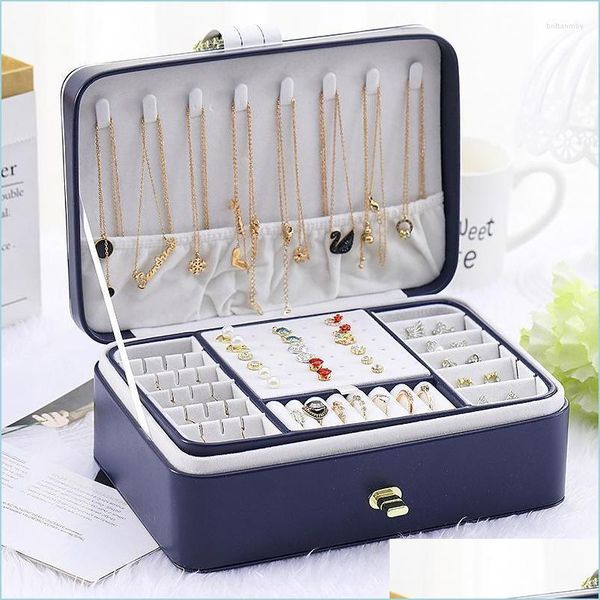 jewelry pouches bags jewelry pouches bags organizer box large two layer with 56 stud jacks smooth leather storage case display hold dhc5m, Pink;blue
jewelry pouches bags jewelry pouches bags organizer box large two layer with 56 stud jacks smooth leather storage case display hold dhc5m, Pink;blue