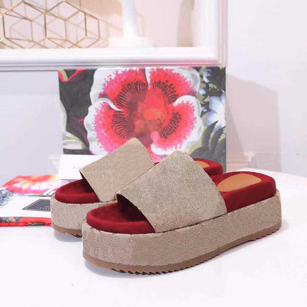 sandal slippers women slides beach slipper sandals designer luxury canvas platform real leather beige brick red colors outdoor party csmb, Black
sandal slippers women slides beach slipper sandals designer luxury canvas platform real leather beige brick red colors outdoor party csmb, Black