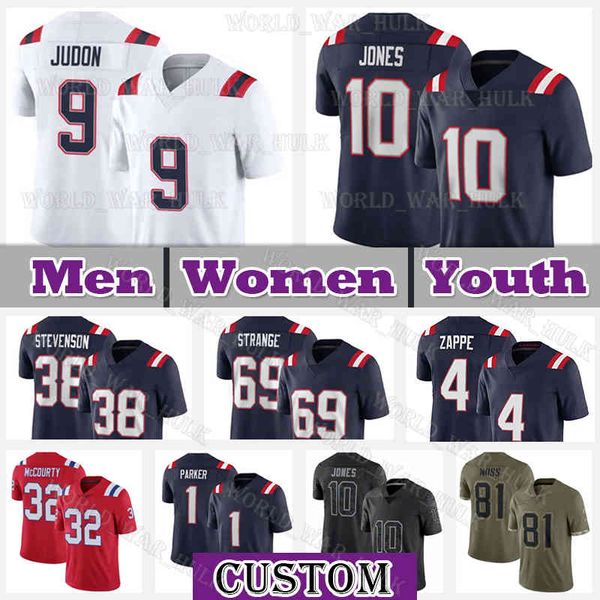 10 mac jones football jersey 32 devin mccourty new englands patriots 4 bailey zappe 38 rhamondre stevenson 1 devante parker 9 matthew judon, Black;red
10 mac jones football jersey 32 devin mccourty new englands patriots 4 bailey zappe 38 rhamondre stevenson 1 devante parker 9 matthew judon, Black;red