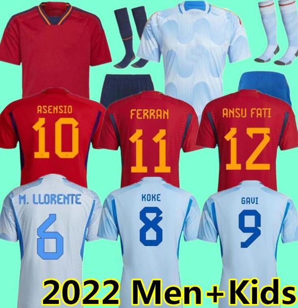 22 23 spain soccer jerseys 2022 2023 pedri espana morata ferran koke gavi azpilicueta ramos football shirts men kids kits llorente ansu fati, Black;yellow
22 23 spain soccer jerseys 2022 2023 pedri espana morata ferran koke gavi azpilicueta ramos football shirts men kids kits llorente ansu fati, Black;yellow
