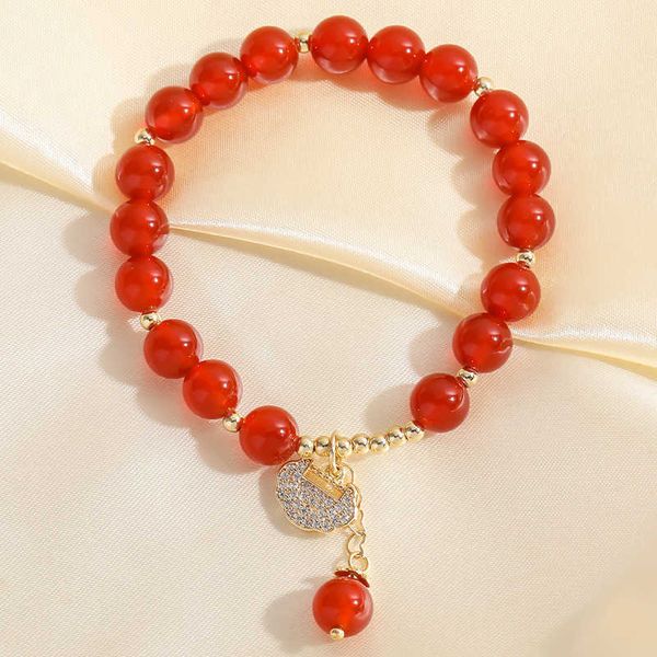beaded strands lucky lock 8mm natural red agate beads gold filled strand bracelets women girls fine jewelry accessories birthday gifts ybr36, Black
beaded strands lucky lock 8mm natural red agate beads gold filled strand bracelets women girls fine jewelry accessories birthday gifts ybr36, Black