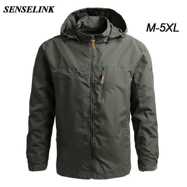 men's jackets men 2021 outdoor soft shell army green jacket casual loose windproof waterproof sports jacket autumn winter plus size men, Black;brown
men's jackets men 2021 outdoor soft shell army green jacket casual loose windproof waterproof sports jacket autumn winter plus size men, Black;brown