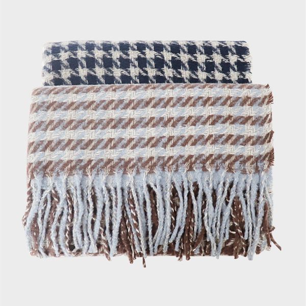 double plaid scarf designer echarpe silk scarves luxury neckerchiefs scarfs shawl designers winter wrap poncho foulard sciarpe wool cashmere, Blue;gray
double plaid scarf designer echarpe silk scarves luxury neckerchiefs scarfs shawl designers winter wrap poncho foulard sciarpe wool cashmere, Blue;gray