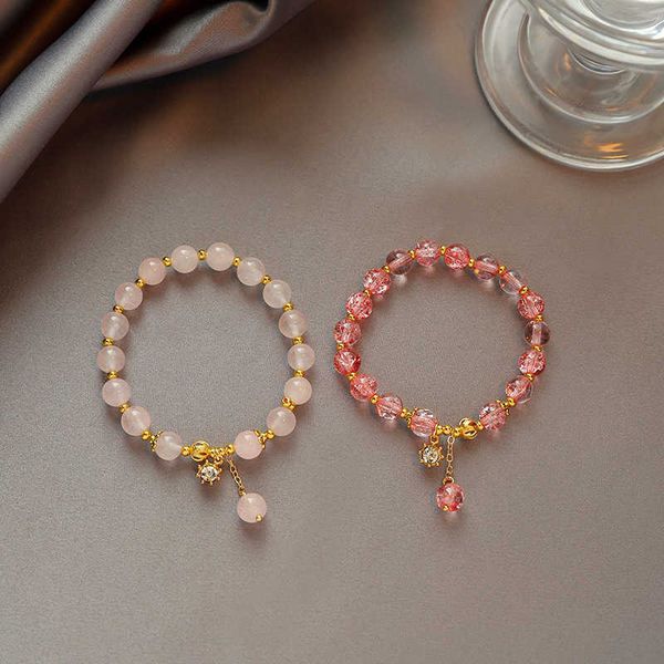 beaded strands elastic pink color crystal beads strand bracelets for women female fashion wedding party jewelry gift for girlfriend ybr270 l, Black
beaded strands elastic pink color crystal beads strand bracelets for women female fashion wedding party jewelry gift for girlfriend ybr270 l, Black