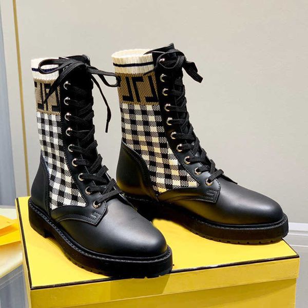 black ff knitted sock-stylelace up martin boots stretch-knit and leather combat booties for women luxury designer shoes factory footwear
black ff knitted sock-stylelace up martin boots stretch-knit and leather combat booties for women luxury designer shoes factory footwear