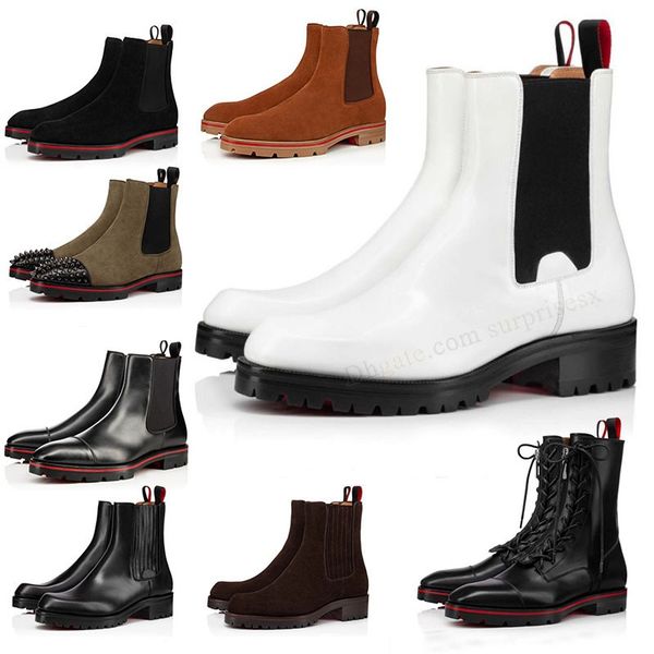 luxury glitter white black boots mens fahion ankle high bootie quality red brown suede khaki velvet rivet boot bottoms winter outdoor sport
luxury glitter white black boots mens fahion ankle high bootie quality red brown suede khaki velvet rivet boot bottoms winter outdoor sport