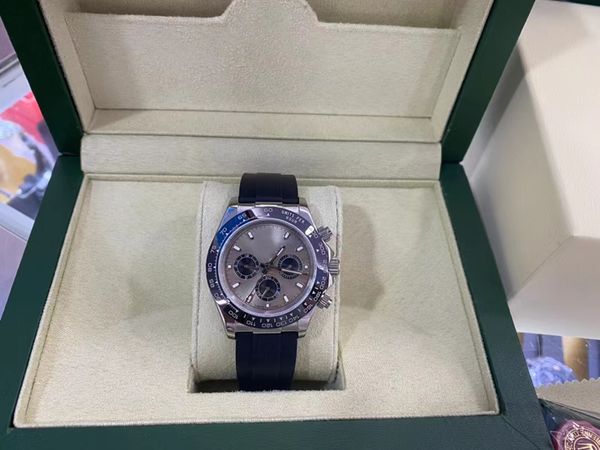 with original box automatic mechanical watch for mens watches watch rubber strap sport waterproof wristwatch montre de luxe 28132022, Slivery;brown
with original box automatic mechanical watch for mens watches watch rubber strap sport waterproof wristwatch montre de luxe 28132022, Slivery;brown