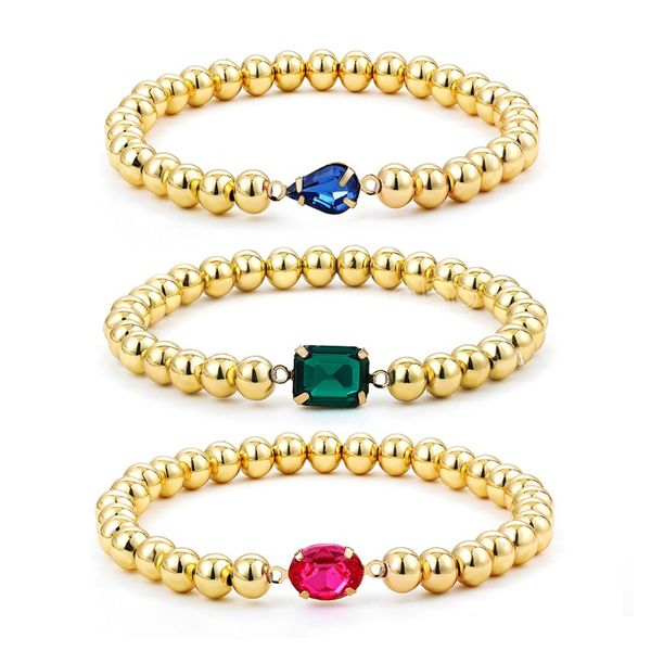3pcs fashion gold color handmade beaded bracelet set for women girl geometric crystal charms elastic strand bracelets jewelry, Golden;silver
3pcs fashion gold color handmade beaded bracelet set for women girl geometric crystal charms elastic strand bracelets jewelry, Golden;silver